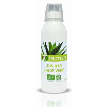 Jus d'aloé vera bio Fructivia 500 ml - soutien digestif