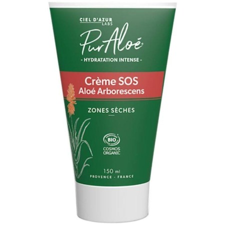 Crème SOS bio Aloe arborescens pour une hydratation et un confort optimal des peaux sèches.