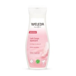 Lait Corps apaisant bio Weleda  pour peaux sensibles et hydratation intense