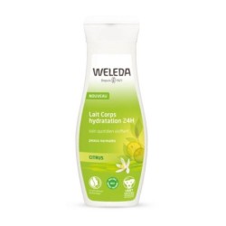 Lait Corps hydratation 24h au Citrus bio de Weleda