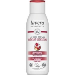 Lait corps régénérant Cranberry et Huile d'argan bio 100 ml pour peaux matures