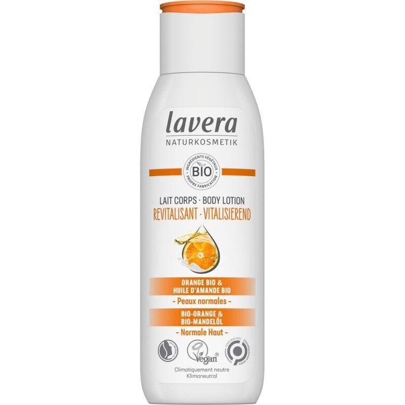 Lait corps revitalisant Lavera à l'orange et huile d'amande bio