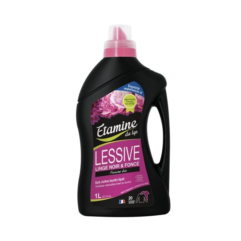 Lessive Linge noir and Foncé Etamine du Lys