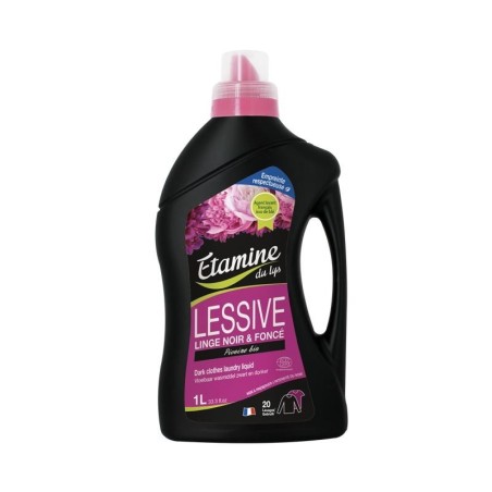 Lessive Linge noir and Foncé Etamine du Lys