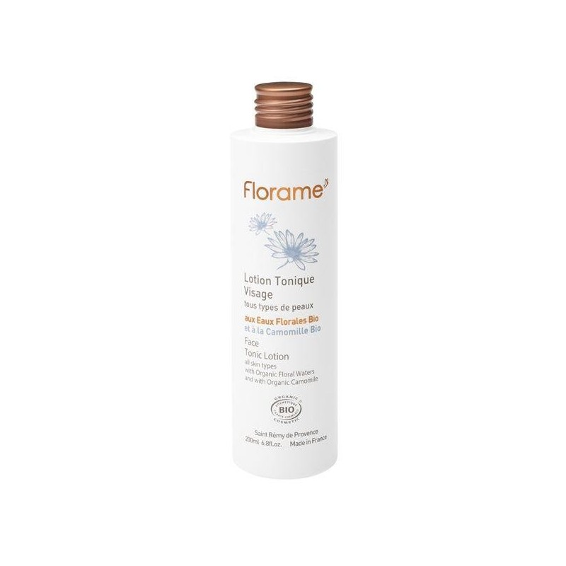 Lotion tonique visage bio Florame