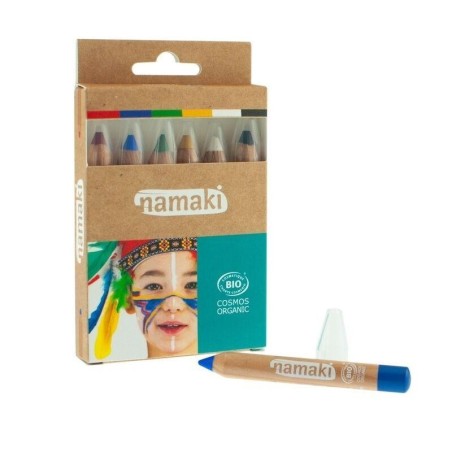Kit 6 crayons de maquillage bio enfants Arc-en-ciel