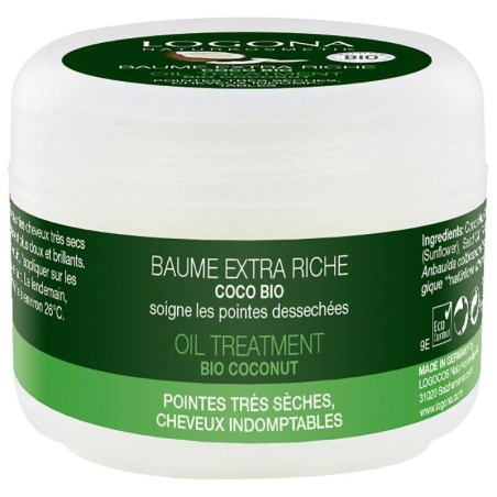 Baume extra-riche au coco bio Logona
