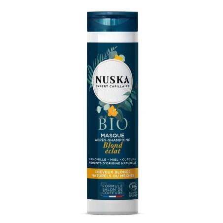 Masque Après-shampoing bio pour cheveux blonds - soin nutritif