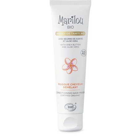 Masque cheveux démêlant bio à l'huile de Monoï AO Marilou Bio