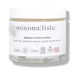 Masque Poudre Purifiant bio Minimaliste