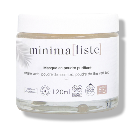 Masque Poudre Purifiant bio Minimaliste
