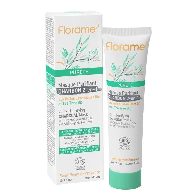 Masque purifiant charbon bio Florame