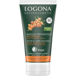 Masque réparateur Argousier bio de Logona pour cheveux abîmés