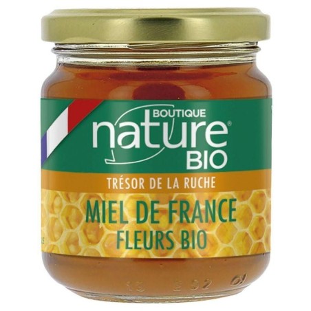 Miel de fleurs bio français 15 ml pour sucrer naturellement