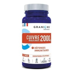 Gélules de Cuivre 2000 µg de Granions