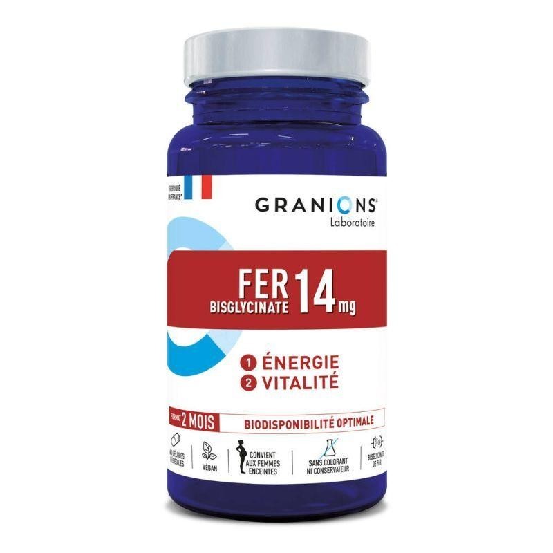 Gélules de Fer 14 mg de Granions Laboratoire