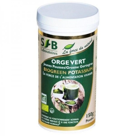 Orge vert bio Jeunes pousses de SFB Laboratoires