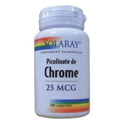 Complément alimentaire Solaray Picolinate de chrome