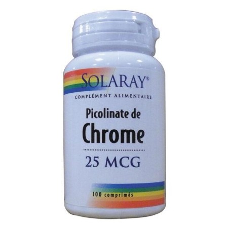 Complément alimentaire Solaray Picolinate de chrome
