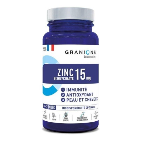 Image de Zinc Bisglycinate 15mg de Granions Laboratoire