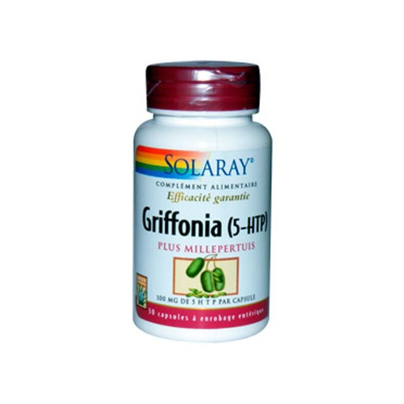 Griffonia 5-HTP + Millepertuis Solaray