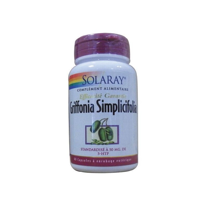 Complément alimentaire Solaray Griffonia 5-P 50 mg
