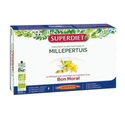 Millepertuis bio Super Diet - Gélules pour le bien-être émotionnel et un sommeil réparateur.