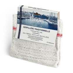 Serpillère en fibres recyclées La Corvette pour un nettoyage efficace et respectueux de l'environnement.