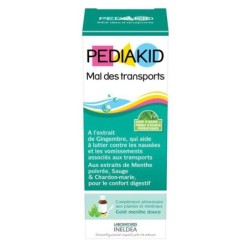 Pédiakid Mal des transports 200 ml - Sirop bio pour apaiser les nausées des enfants lors des voyages.