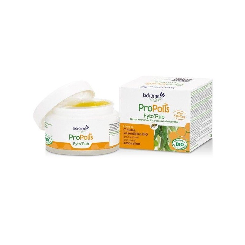 Baume Fyto'Rub Propolis bio pour dégager les voies respiratoires