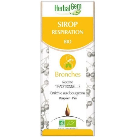 Sirop pour la respiration bio de HerbalGem