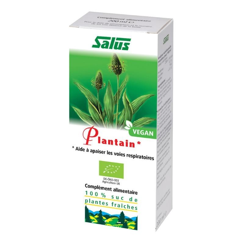 Image du Suc de Plantes Plantain bio de Salus