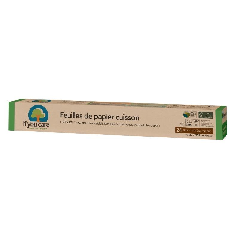Feuilles de Papier Cuisson Pré-découpées compostable If You Care