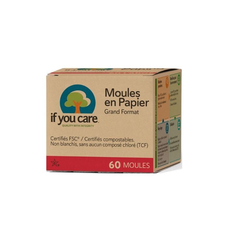 Moules en papier compostables If You Care pour muffins et cupcakes