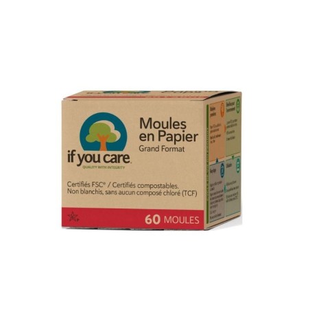 Moules en papier compostables If You Care pour muffins et cupcakes