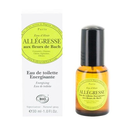 Eau de toilette bio Allégresse Elixirs and Co aux fleurs de Bach