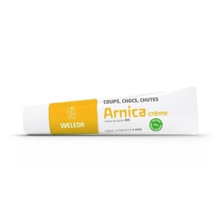 Crème à l'Arnica bio Weleda 30 ml pour soulager coups