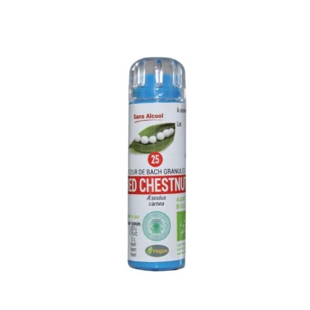 Fleur de Bach Marronnier rouge (Red chestnut) pour apaiser les peurs et favoriser la confiance