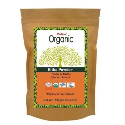 Poudre de Reetha bio Radico pour le soin des cheveux gras