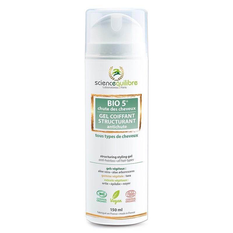 Gel coiffant structurant anti-chute Bio 5 de Science et Équilibre