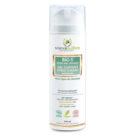 Gel coiffant structurant anti-chute Bio 5 de Science et Équilibre