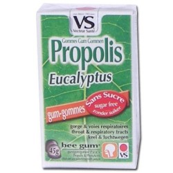 Gommes propolis eucalyptus bio pour apaiser la gorge et rafraîchir la respiration