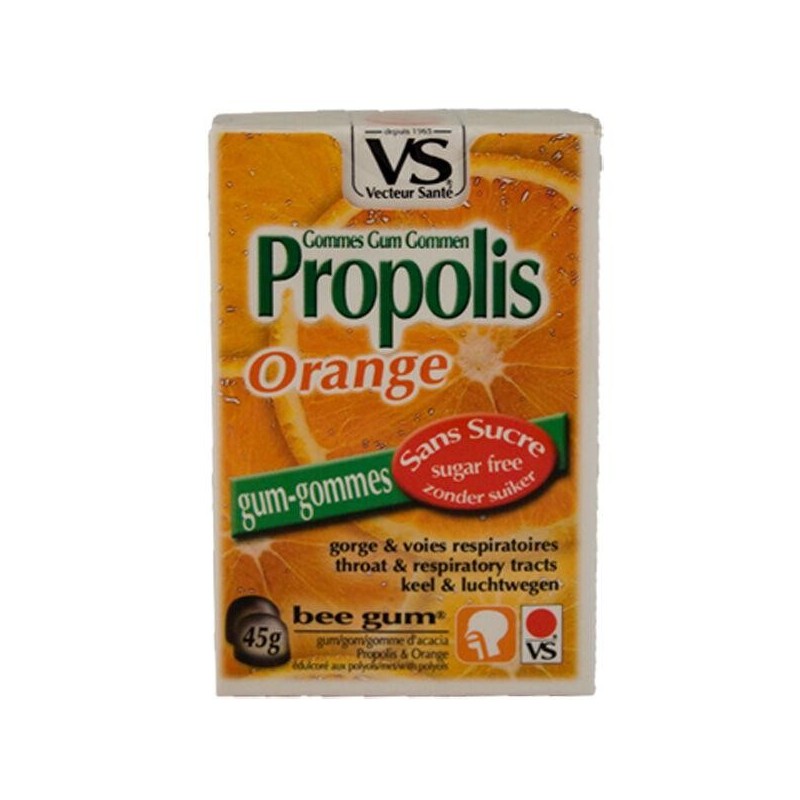 Gommes Propolis  Orange bio Vecteur Santé