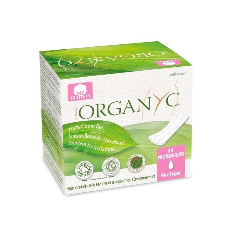 Protège-slips Organyc en pochette individuelle