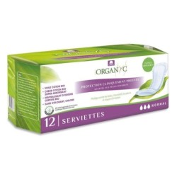 Serviettes fuites urinaires Organyc en coton bio