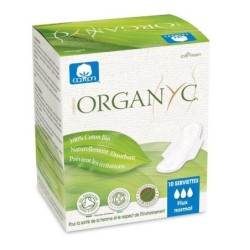 Serviettes ultra fines à ailettes Organyc