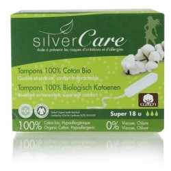 Tampons bio Silvercare sans applicateurs