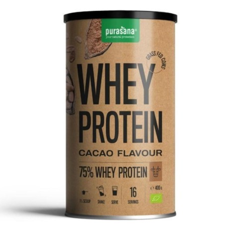 Whey Protéine de petit lait Chocolat bio 100 g