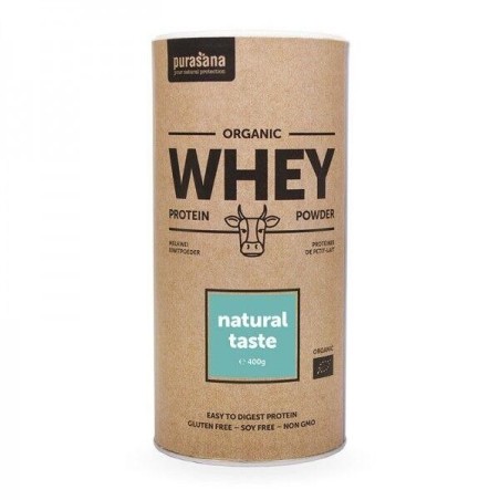 Whey Protéine de petit lait nature bio Purasana