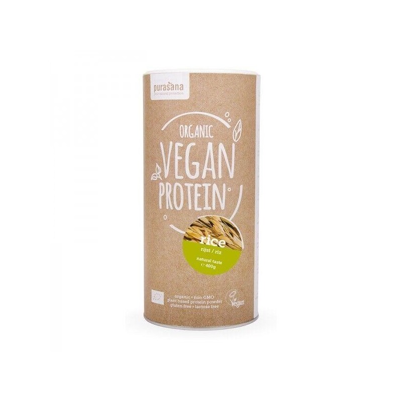 Poudre de protéine de riz nature bio Purasana